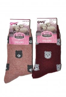 Dámské ponožky Ulpio GNG 3027 Thermo Wool Béžová 39-42