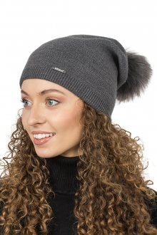Dámská čepice Fil\'loo CD-244 grafit UNI