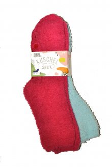 Dámské ponožky WiK 37419 Happy Kuschel Super Soft ABS A\'2 błękitny-granatowy 35-42
