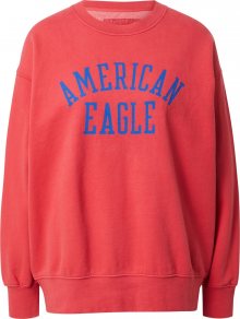 American Eagle Mikina královská modrá / červená