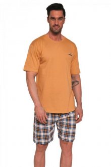 Pánské pyžamo Cornette 326/111 | oranžová | XXL
