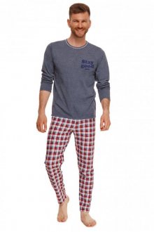 Pánské pyžamo Taro 2656 | melanž | XL