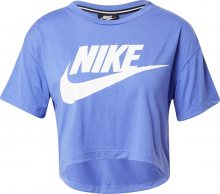 Nike Sportswear Tričko kouřově modrá / bílá