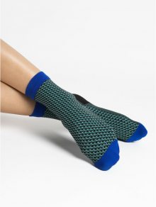 Dámské ponožky OP-ART - 40 DEN moře Univerzální