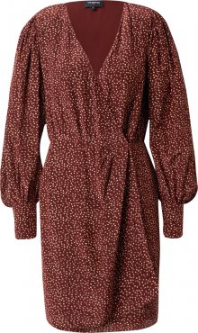 The Kooples Šaty rezavě červená / béžová