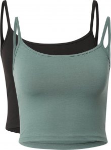 ONLY Top zelená / černá