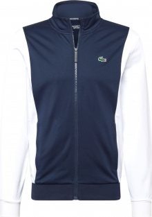 Lacoste Sport Sportovní mikina s kapucí marine modrá / bílá / zelená