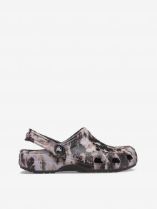 Classic Bleach Dye Clog Pantofle Crocs Černá