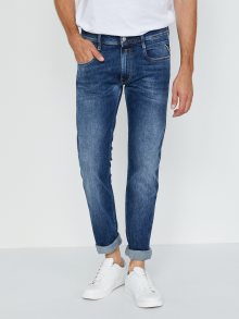 Modré pánské slim fit džíny Replay 573 Bio Anbass Jeans  - S (31/34)