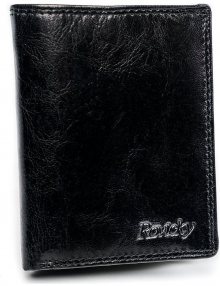 Rovicky černá pánská peněženka n1910-rvtk red