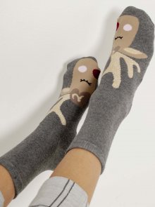 Sada dvou párů ponožek v šedé barvě CAMAIEU - ONE SIZE