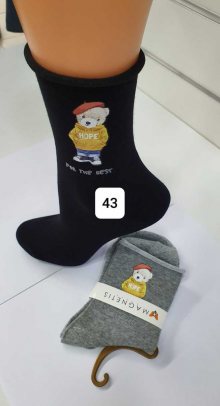 Dámské ponožky s aplikací WZ43 nero Univerzální