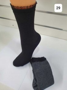 Dámské ponožky se vzorem 29 grafit Univerzální