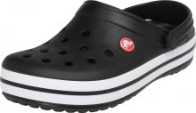 Crocs Pantofle \'Crocband\' černá / bílá
