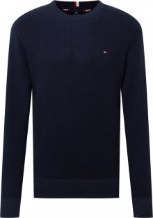 TOMMY HILFIGER Svetr tmavě modrá / červená / bílá