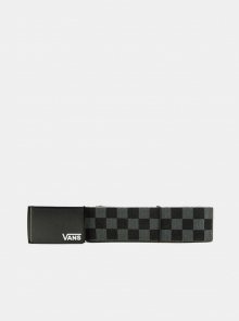 Černo-šedý pánský vzorovaný pásek VANS Deppster II - ONE SIZE