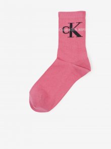 Růžové dámské ponožky Calvin Klein - ONE SIZE