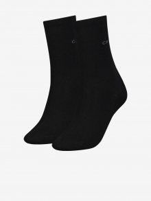 Sada dvou párů dámských ponožek v černé barvě Calvin Klein Underwear - ONE SIZE