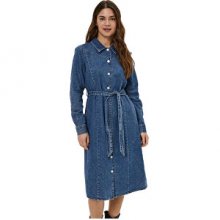 Vero Moda Dámské šaty VMPINA 10256355 Medium Blue Denim S