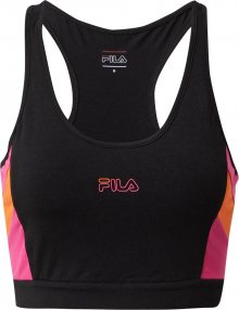 FILA Sportovní podprsenka \'POLA\' černá / pink / oranžová