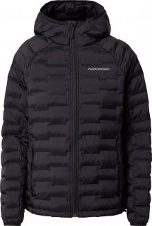 PEAK PERFORMANCE Outdoorová bunda \'Argon\' černá / bílá