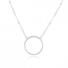 Beneto Minimalistický stříbrný náhrdelník AGS1163/47