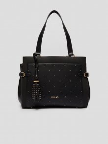 Černá dámská malá kabelka s ozdobnými detaily Liu Jo