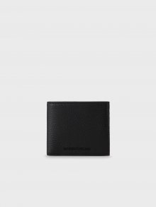 Černá pánská kožená peněženka Emporio Armani