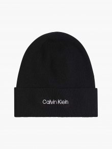 Černá dámská čepice s příměsí vlny Calvin Klein