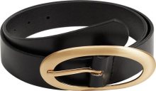 MANGO Opasek černá / zlatá