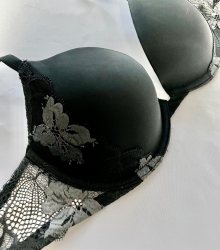 Dámská push-up podprsenka Calvin Klein QF6627E | černá | 70B