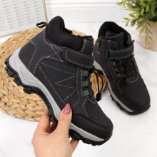 Zateplená treková obuv Jr EVE321A černá 32