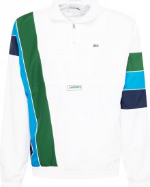Lacoste Sport Sportovní bunda bílá / marine modrá / světlemodrá / zelená