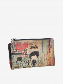 Béžová dámská vzorovaná velká peněženka Anekke City Art