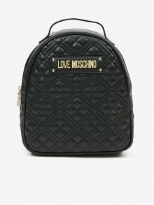 Černý dámský malý vzorovaný batoh Love Moschino