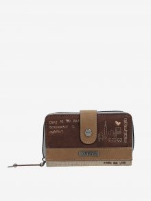 Béžovo-hnědá dámská malá peněženka Anekke City Autenticity