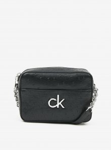 Černá dámská crossbody kabelka Calvin Klein Re-Lock Camera Bag