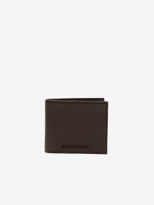 Tmavě hnědá pánská kožená peněženka Emporio Armani