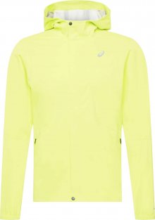 ASICS Sportovní bunda \'Accelerate\' svítivě žlutá / šedá