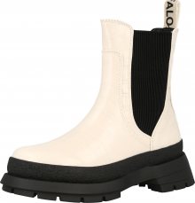 BUFFALO Chelsea boty \'SIMONA\' krémová / černá