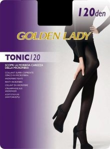 Punčochové kalhoty Tonic 120 - Golden Lady černá M