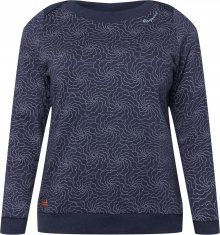 Ragwear Plus Mikina \'TASHI\' námořnická modř / bílá