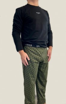 Pánské pyžamo GUESS U1BX01 | zelená | M