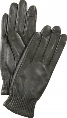 PIECES Prstové rukavice \'FAGGO\' tmavě zelená