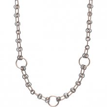 Emporio Armani Luxusní dámský bicolor náhrdelník EGS2730221