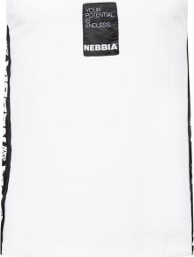NEBBIA Funkční tričko bílá / černá