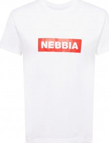 NEBBIA Funkční tričko červená / bílá