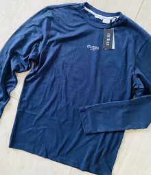 Pánské pyžamo U1BX00JR018 - G7V2 - Tmavě modrá - Guess modrá XL