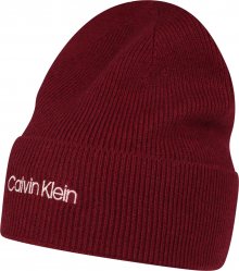 Calvin Klein Čepice červená / pastelově růžová