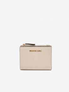 Béžová kožená peněženka Michael Kors Jet Set 